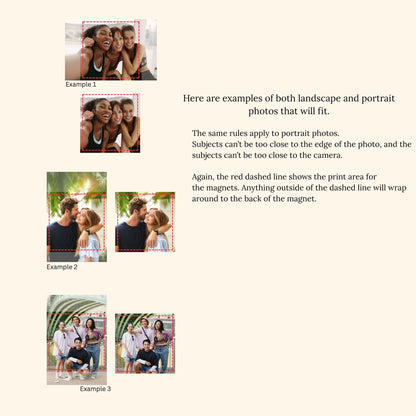 2"x2" Custom Photo Magnets